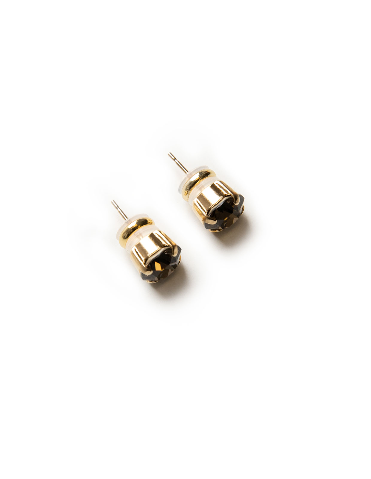 Classic Studs Earring Gold Gråsvart/Guld One Size