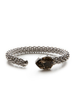 Classic Rope Bracelet Rhodium Greige