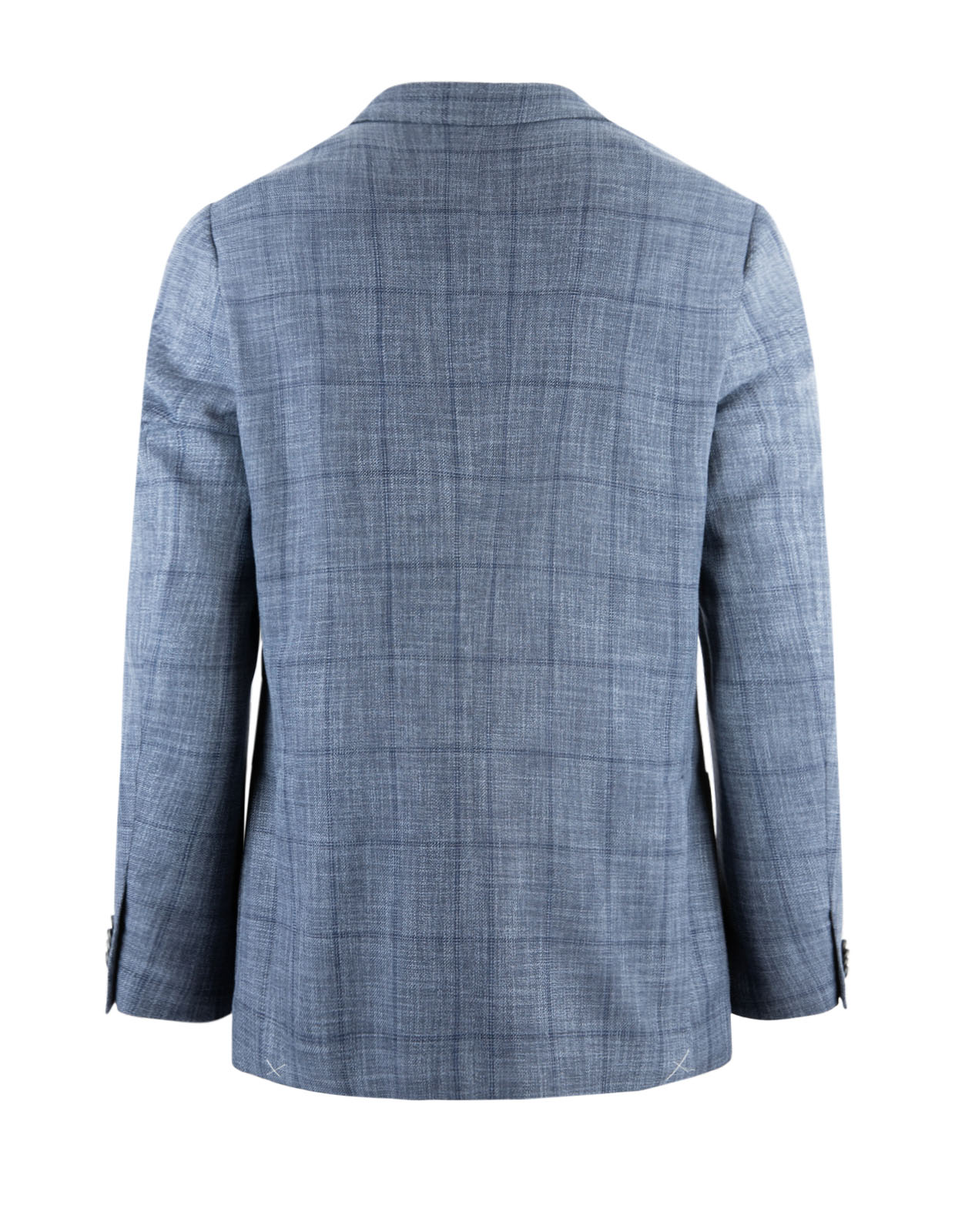 Gate Blazer Drop7 Cotton Wool Blue Check