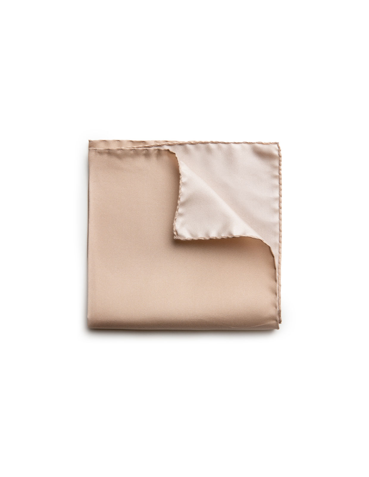 Pocket Square Silk Warm Beige