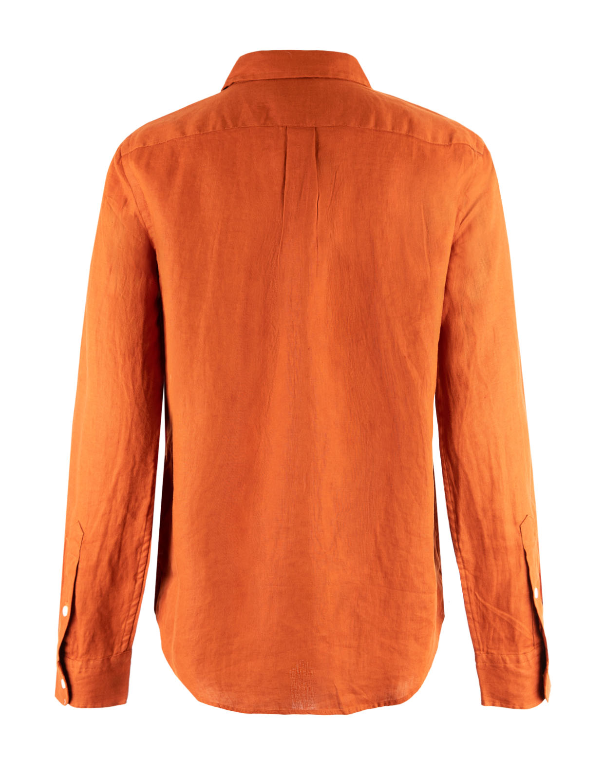 LS Linen Shirt Rust
