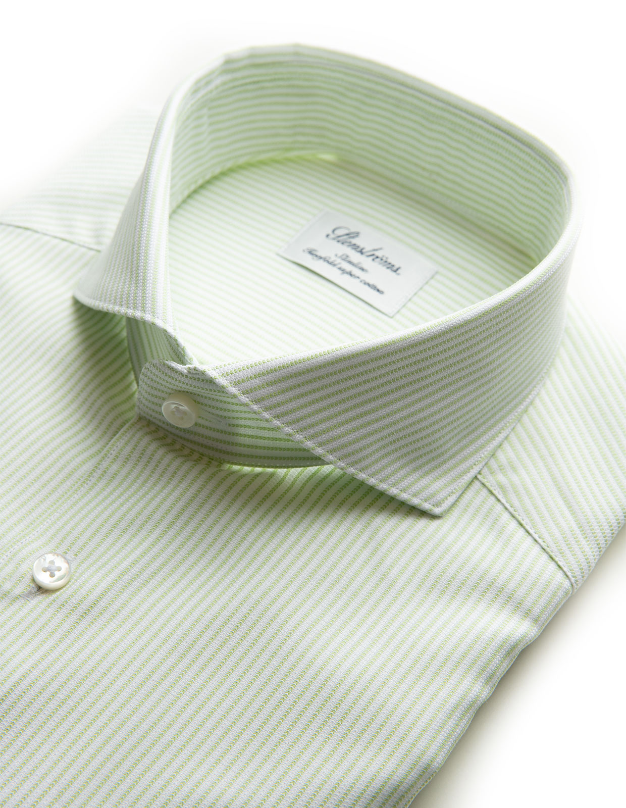 Slimline Shirt Lime/White Stl 44