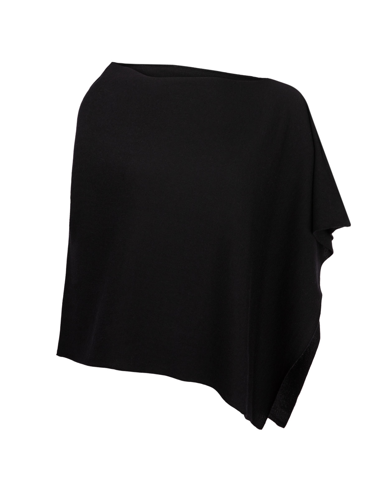 Paris Poncho Svart One Size