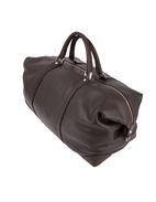 Weekend Bag Bottalato Leather Dark Brown