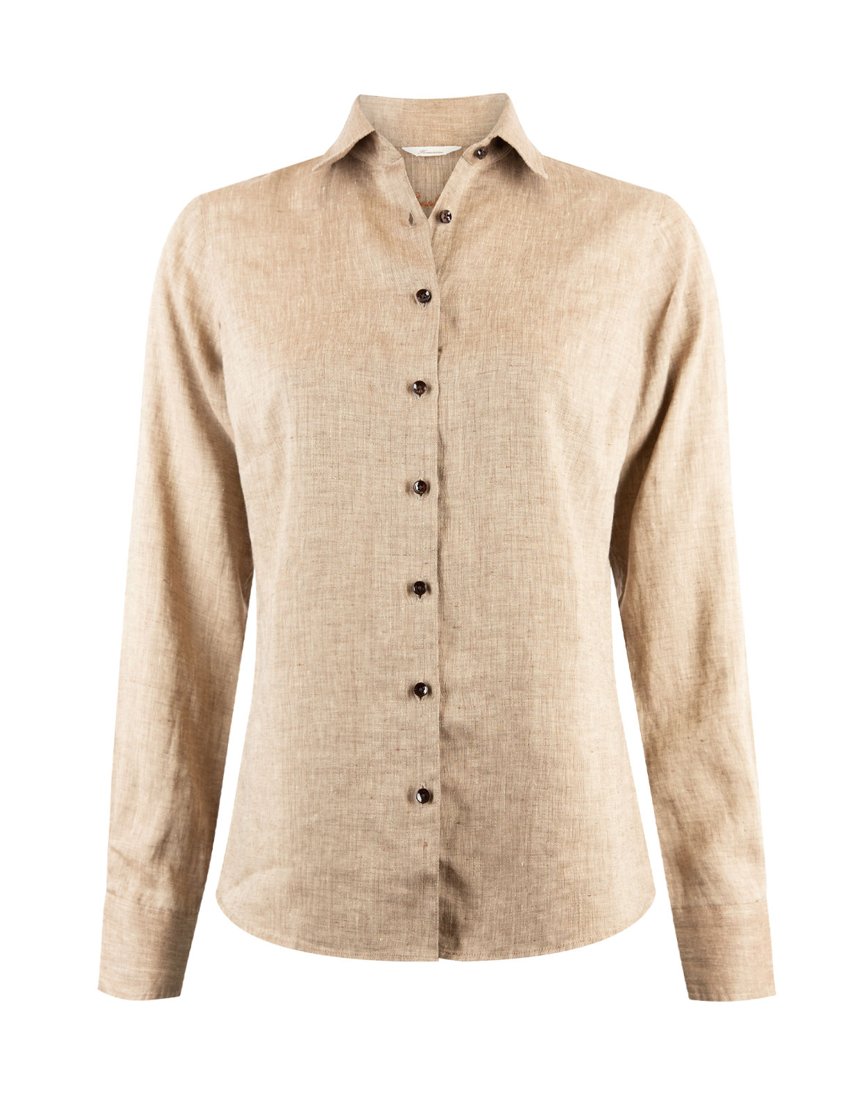Sofie Linen Shirt Light Brown