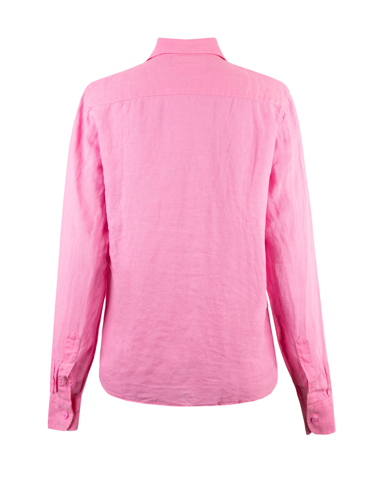 Lucas Linen Shirt Azalea Pink