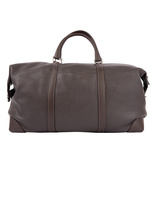 Weekend Bag Bottalato Leather Dark Brown