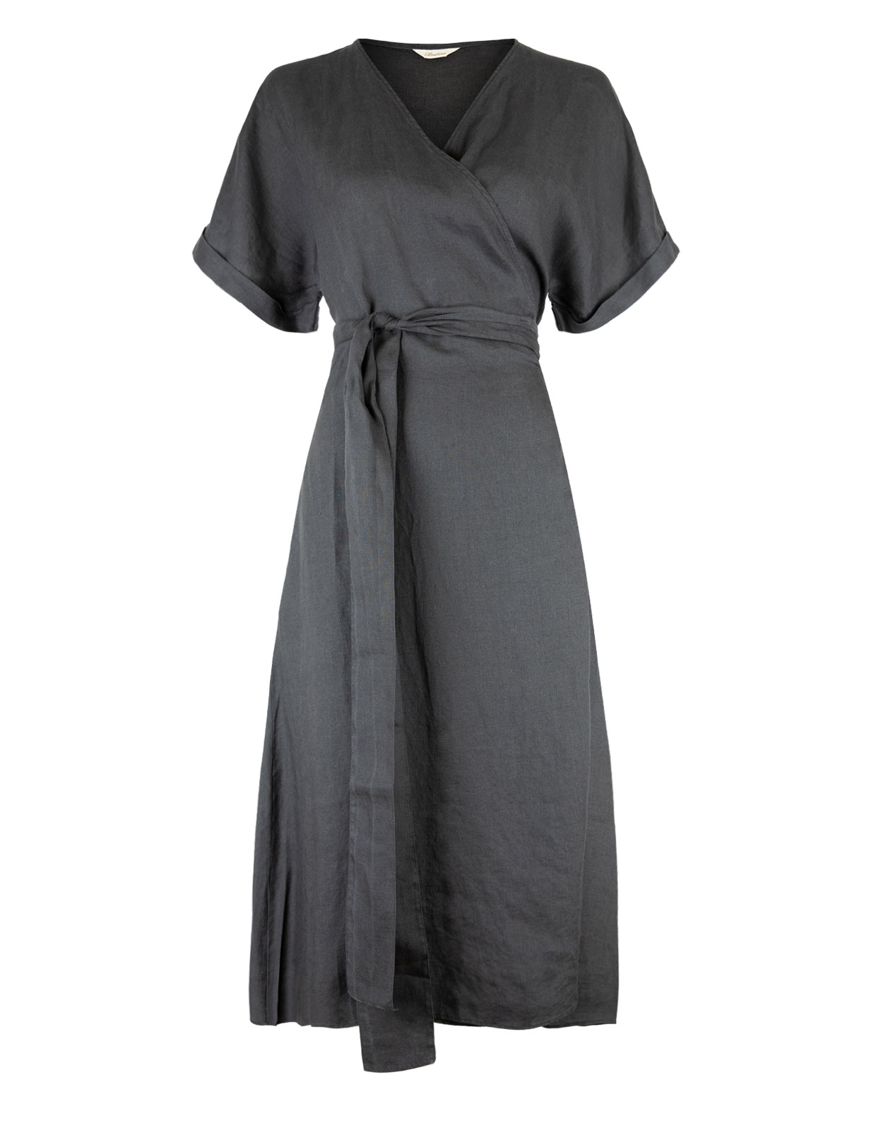 Emilia Wraparound Dress Black