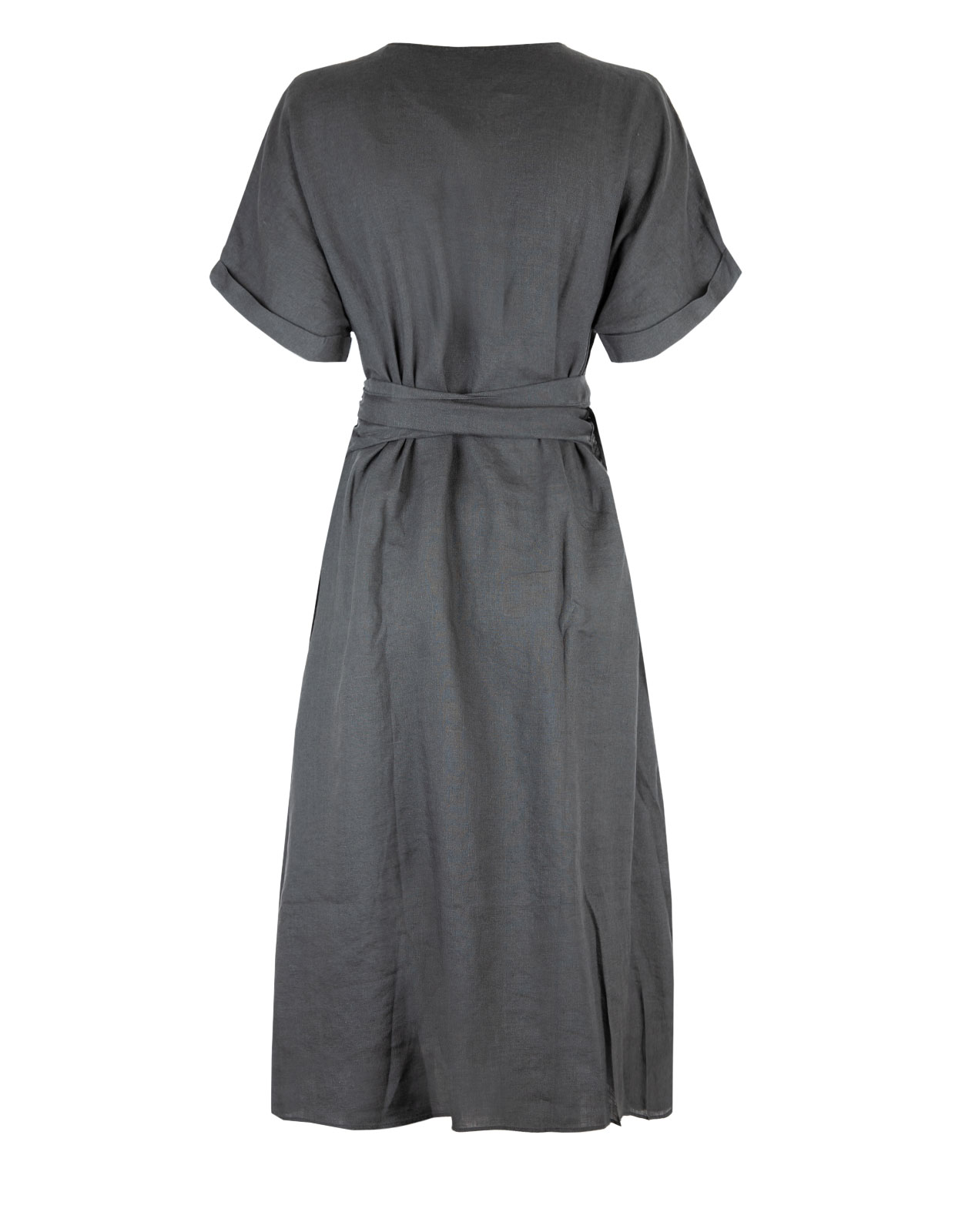 Emilia Wraparound Dress Black
