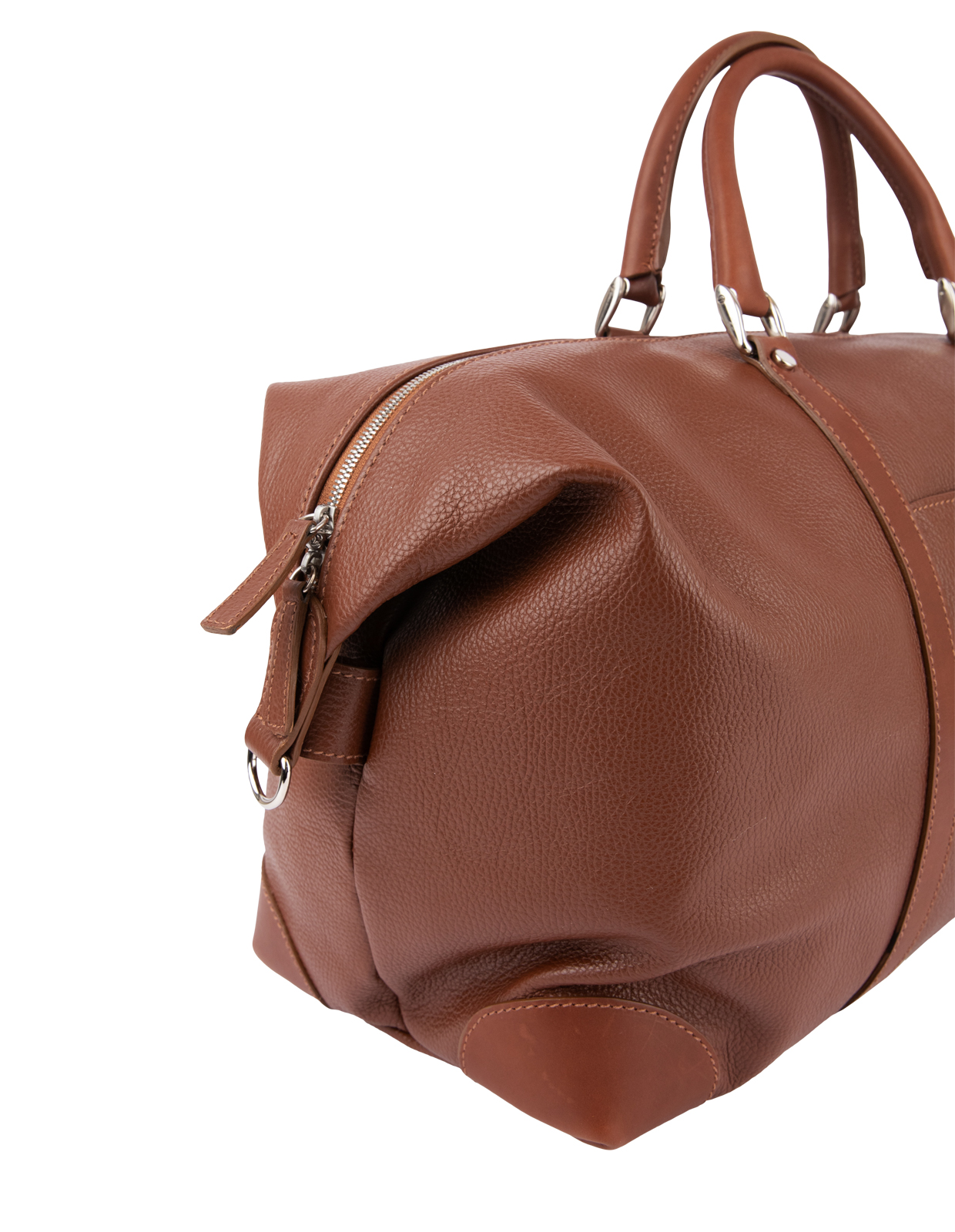Weekendbag Läder Tabac