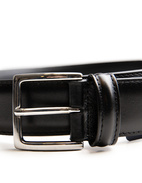 Leather Belt Calf Black Stl 100