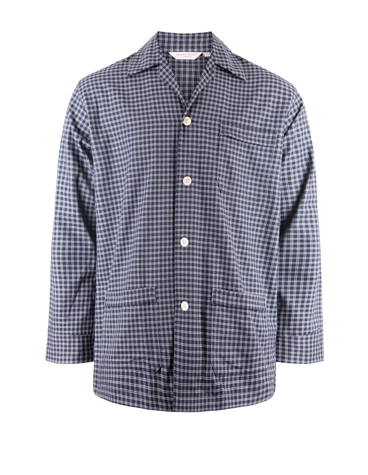Braemar Pyjamas Flanell Blå/Vit Stl 54