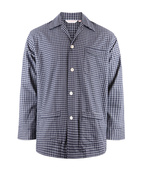 Braemar Pyjamas Flanell Blå/Vit Stl 54