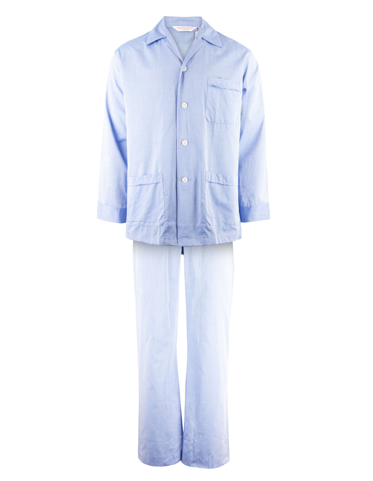 Amalfi Cotton Pyjama Light Blue