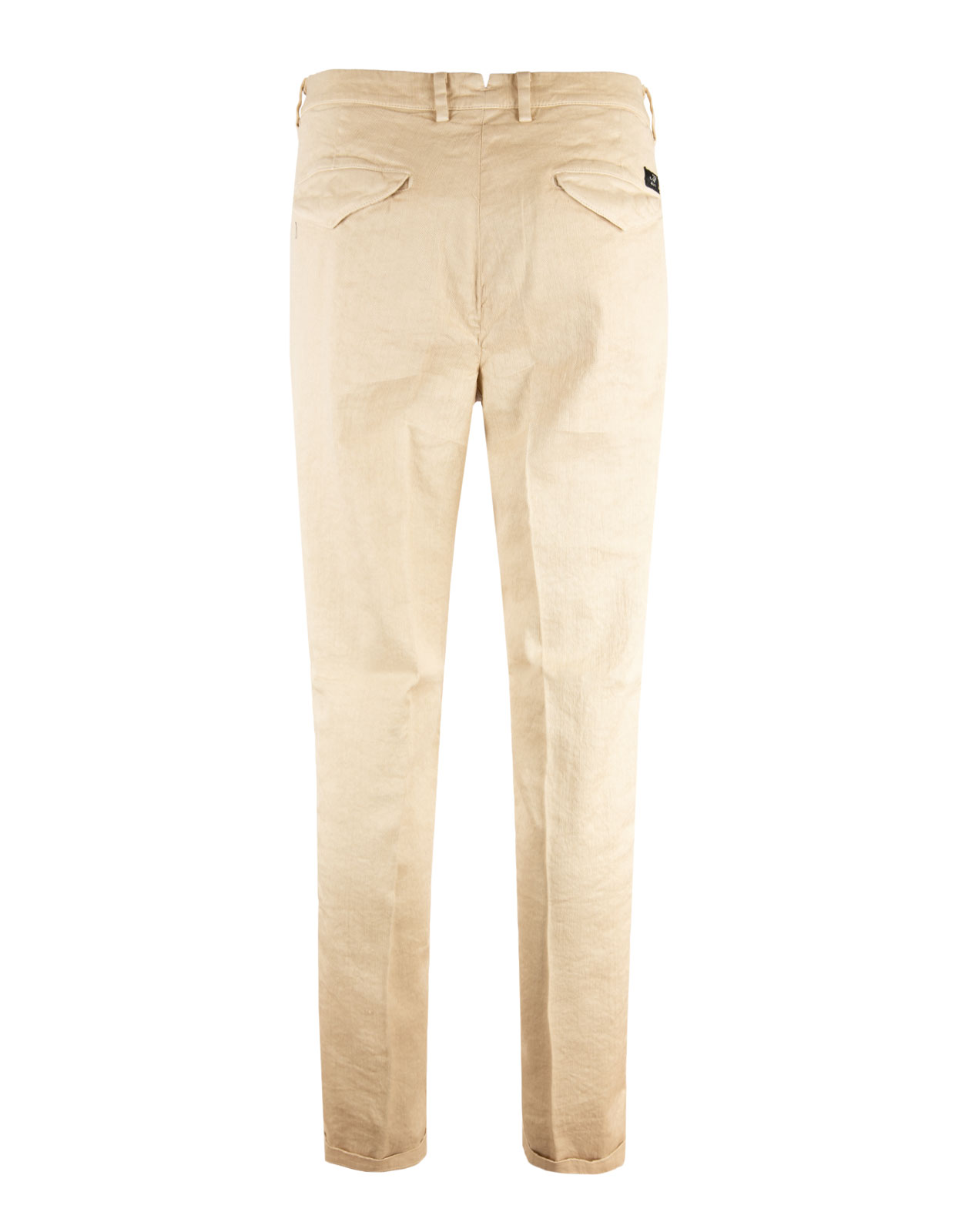 Amalfi Pleat Chinos Linen Cotton Stretch Light Beige