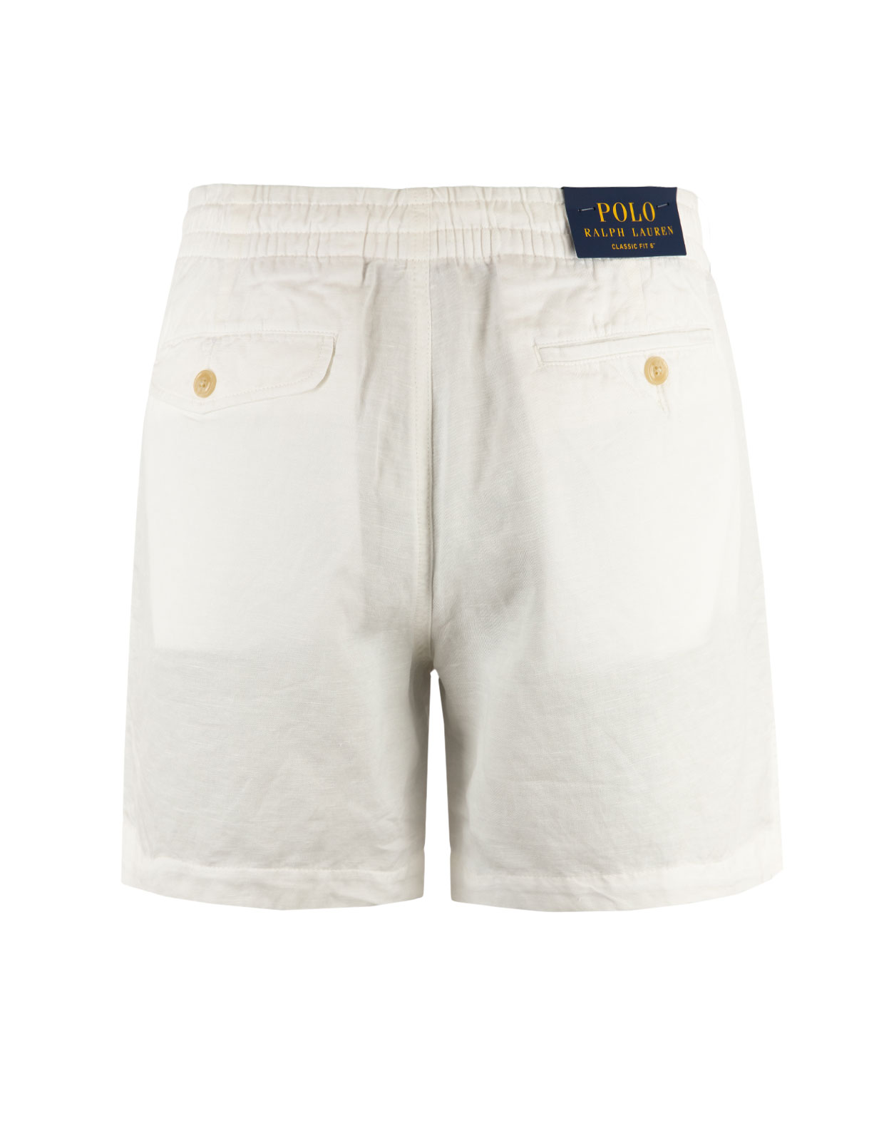 Classic Linen Shorts Deckwash White