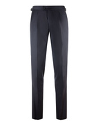 Filip Pleated Suit Trousers Navy Stl 56