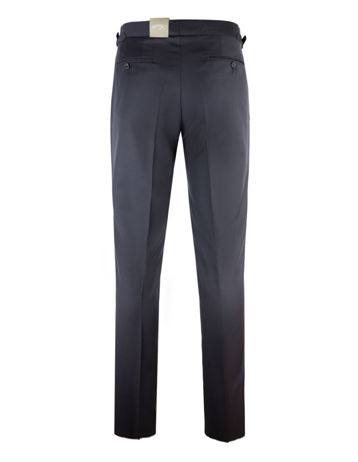 Filip Pleated Suit Trousers Navy