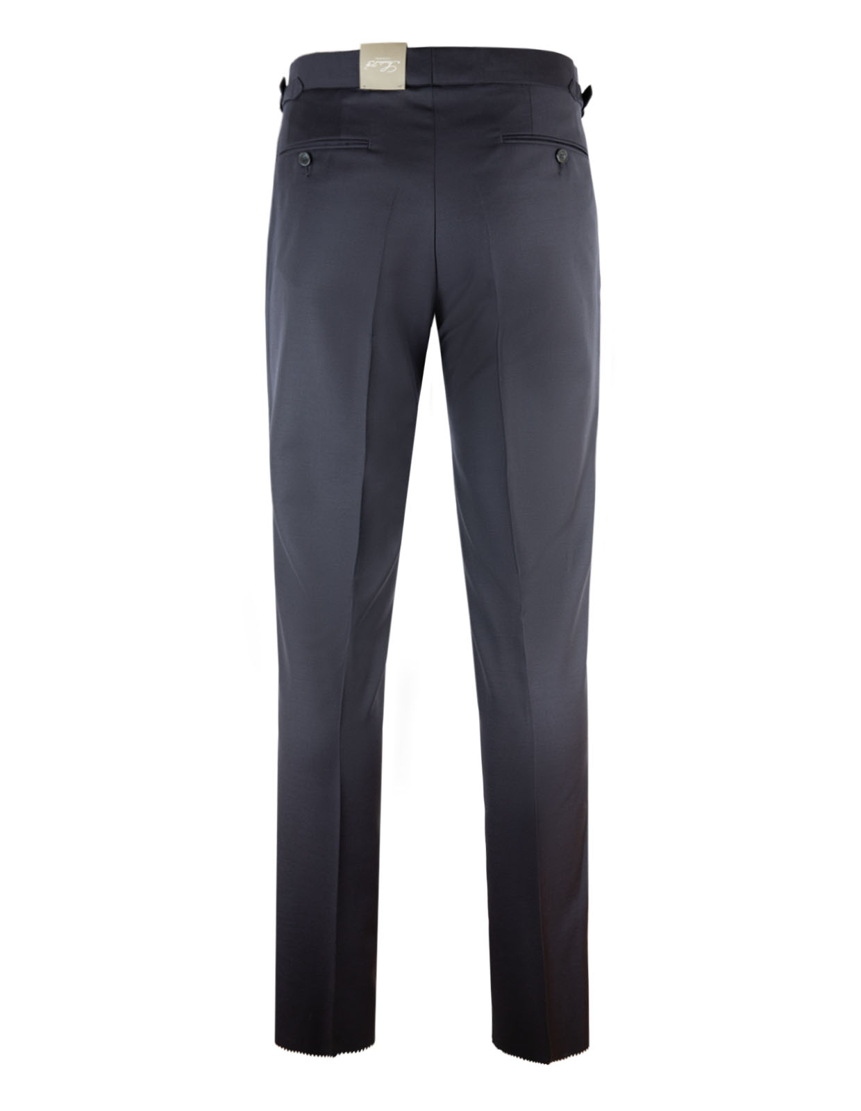 Filip Pleated Suit Trousers Navy Stl 56