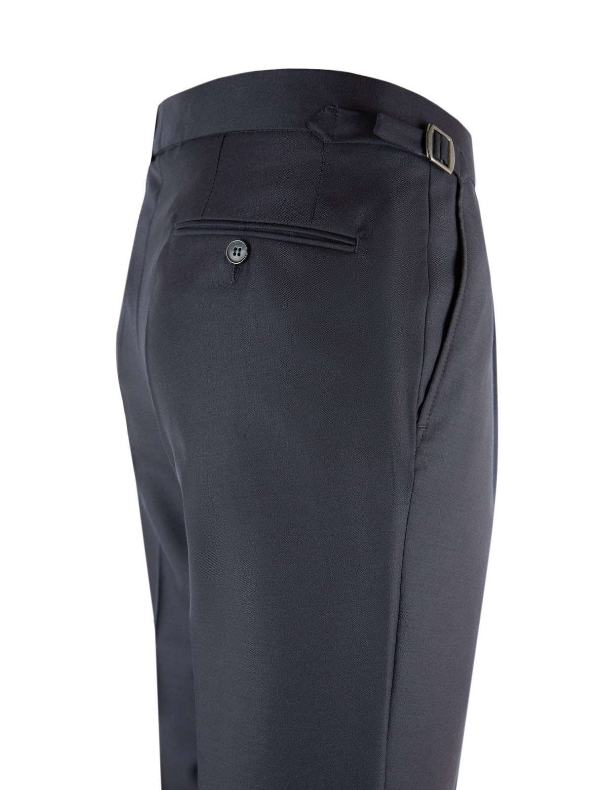 Filip Pleated Suit Trousers Navy