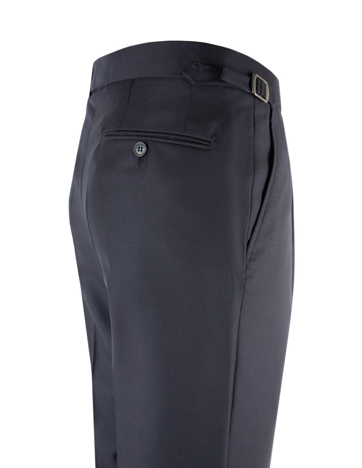 Filip Pleated Suit Trousers Navy Stl 56