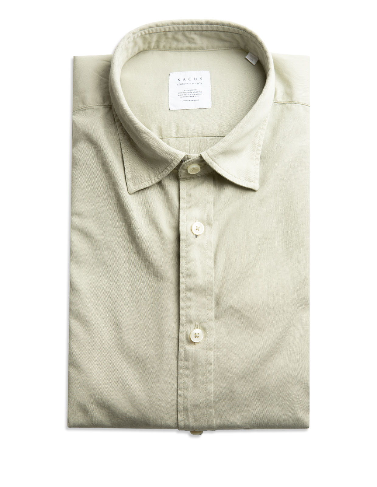 Twill Shirt Olivgrön Stl 44