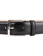 Timeless 3,5cm Belt Calf Leather Black Stl 100