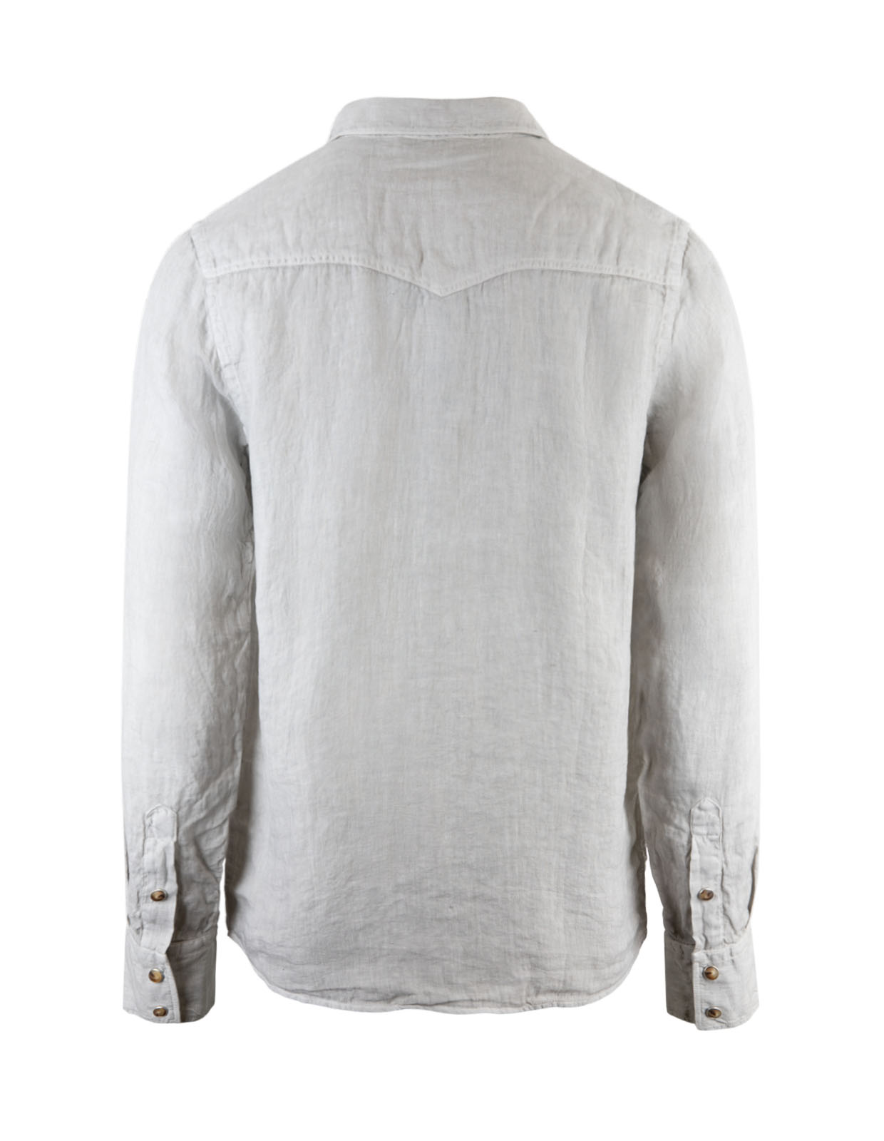 Vintage Linen Shirt Light Grey