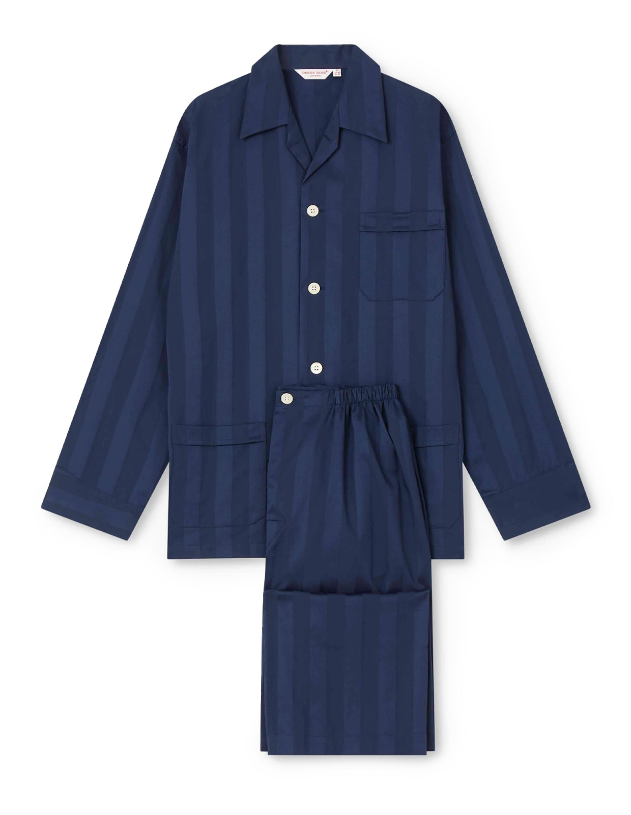 Lingfield Pyjamas Bomull Navy