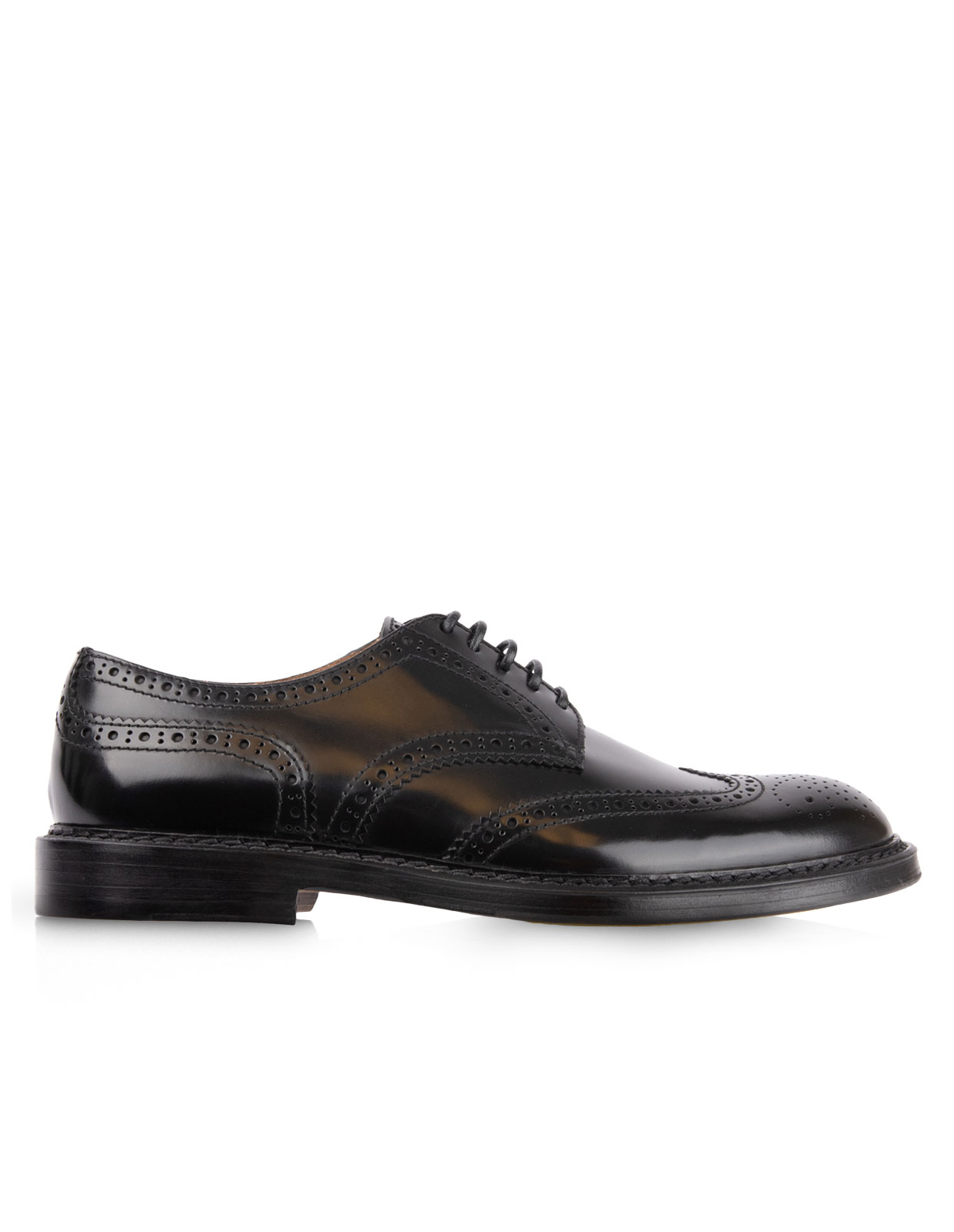 Derby Half Wing Brogues Nero