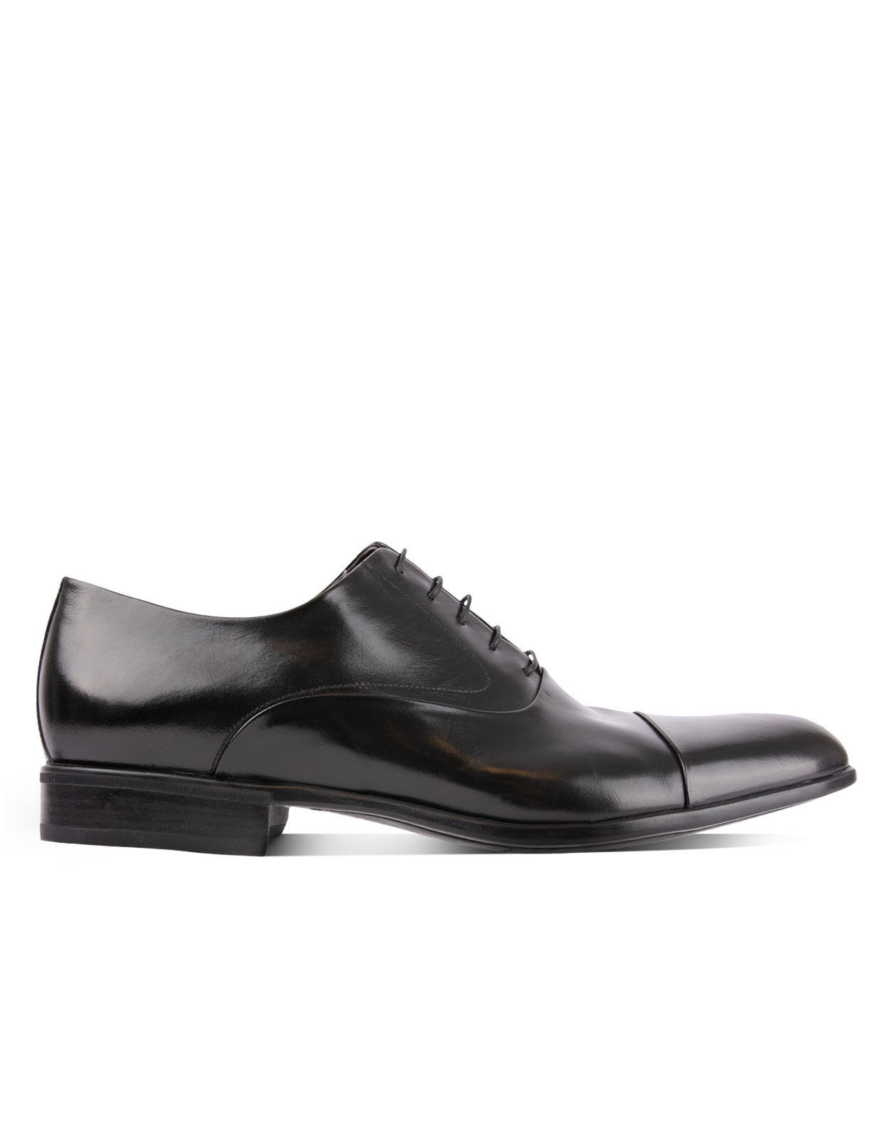 Bruges Oxford Shoe Black Stl 12