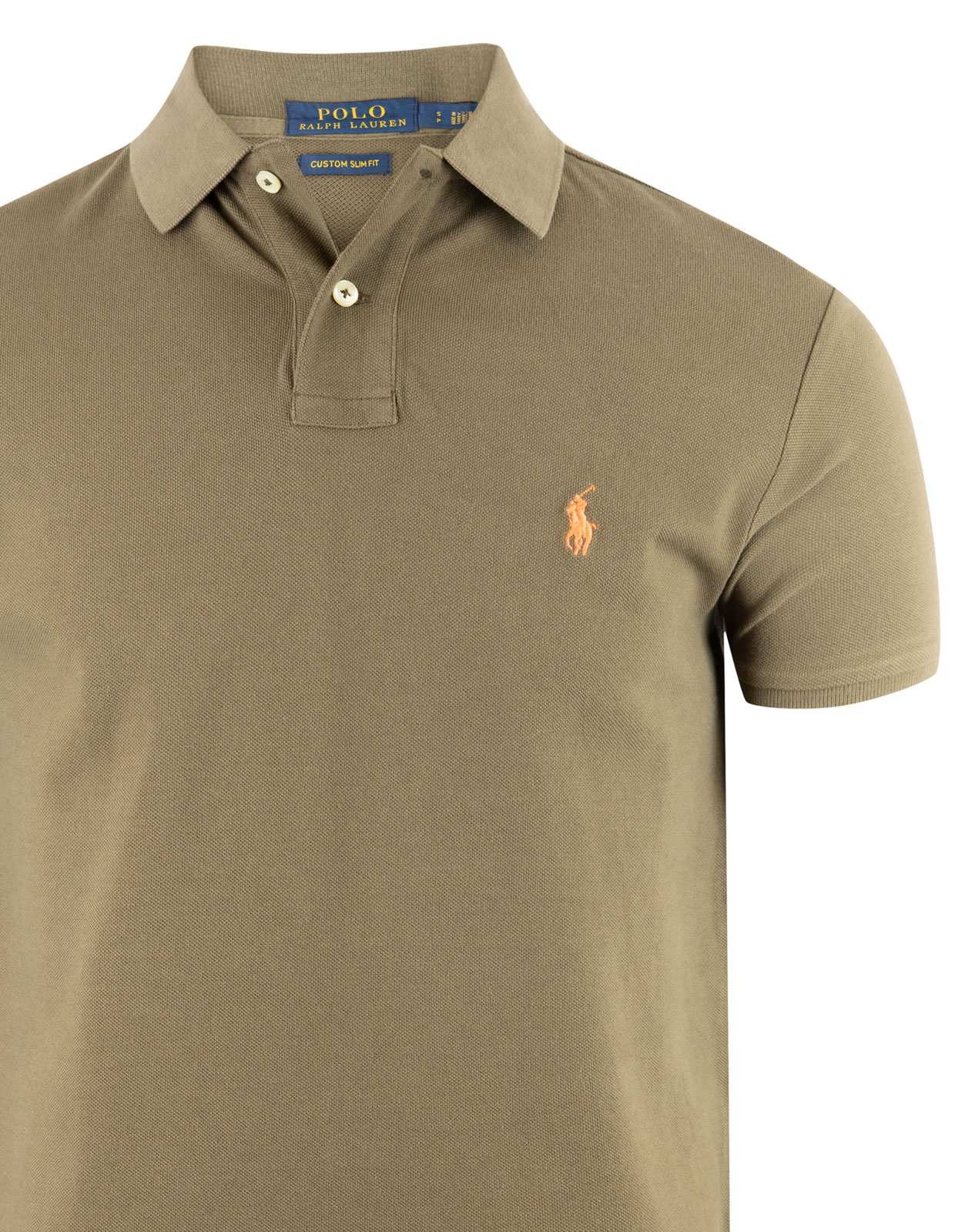 Custom Slim Fit Polo Mörkgrön