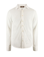 Shirt Cotton Pique Ecru Stl XXL