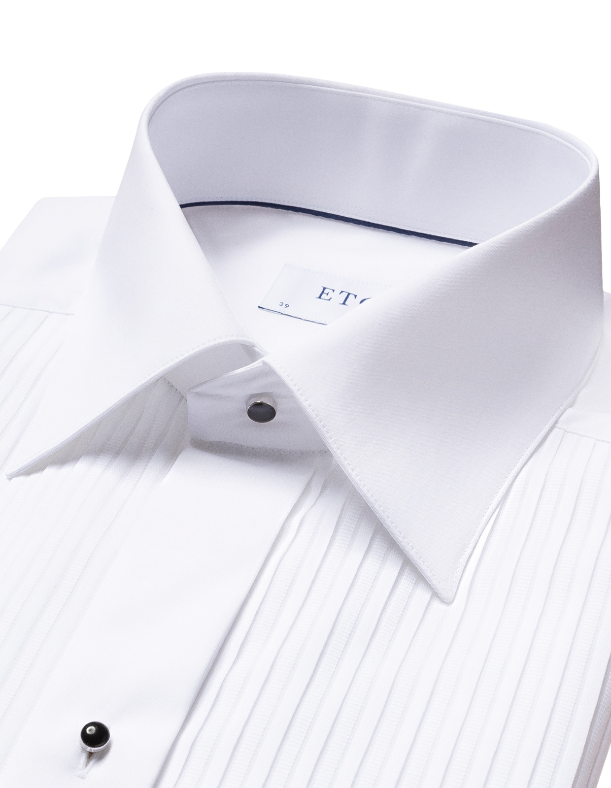 Slim Fit Smokingskjorta Vit