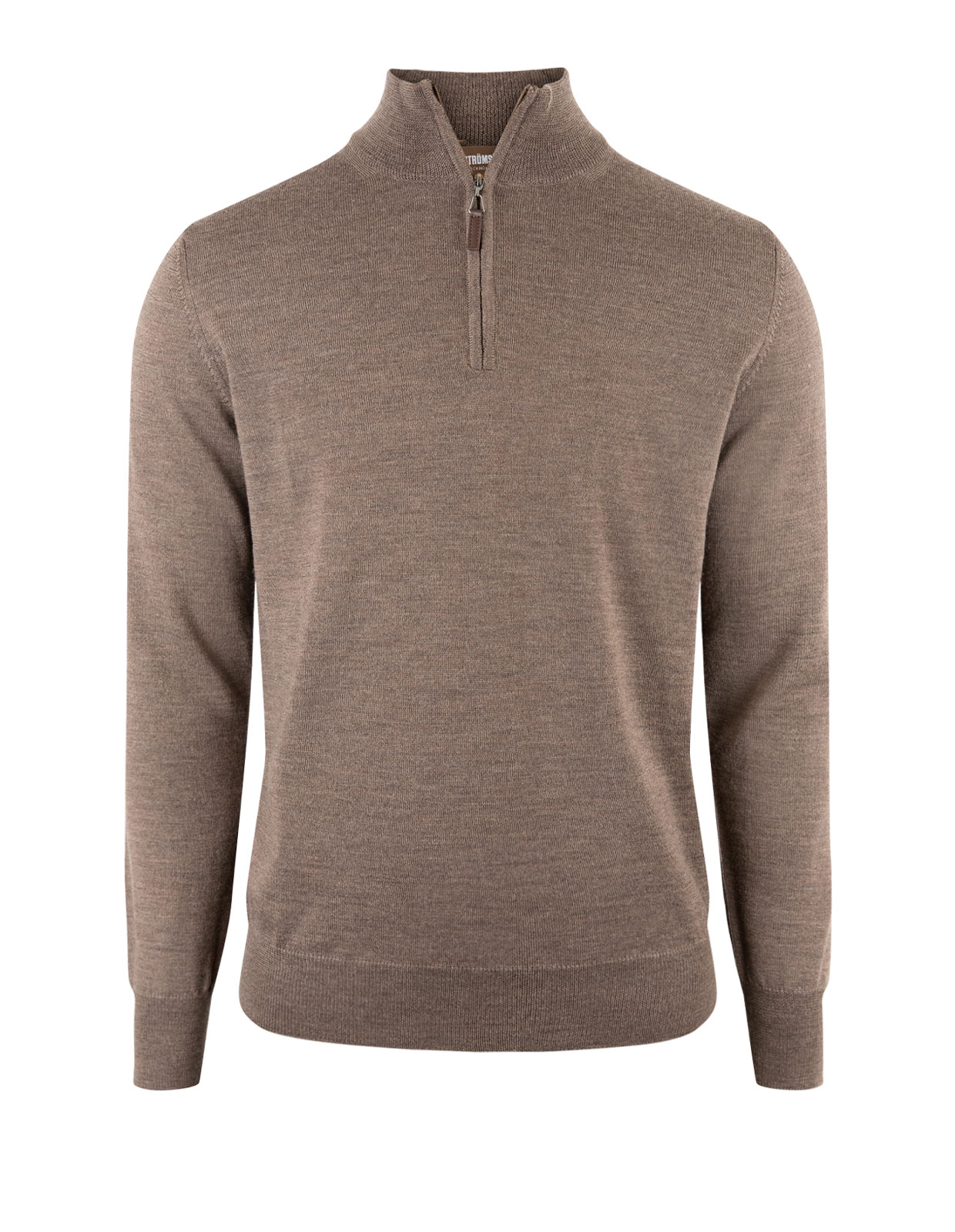Half Zip Tröja Merinoull Brun M