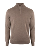 Half Zip Tröja Merinoull Brun M