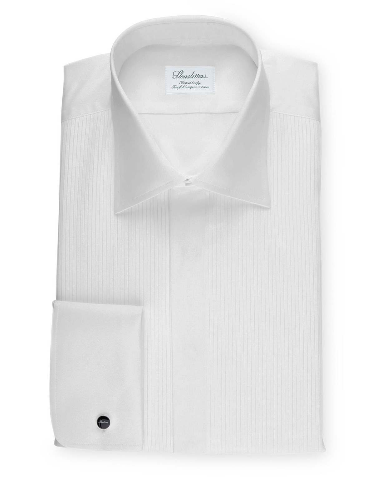 Fitted Body Skjorta Smoking Vit