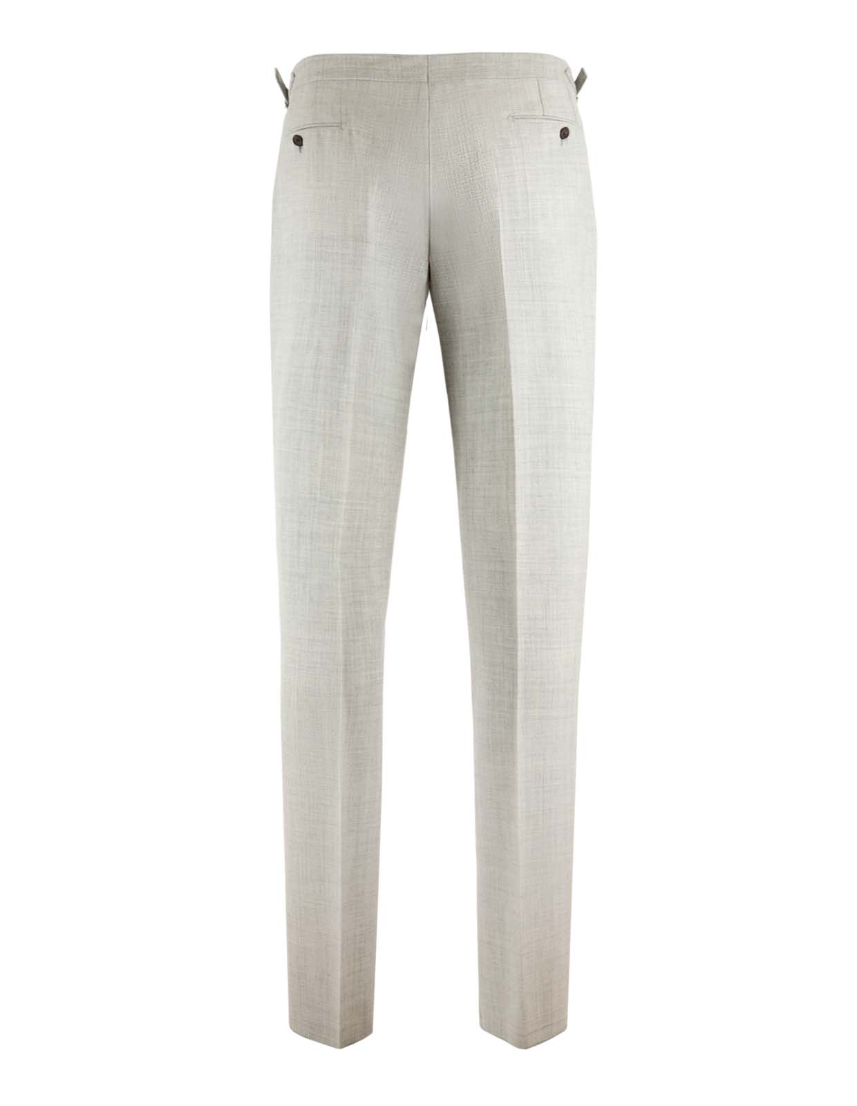 Sartorial Byxa Ull Ljusgrå