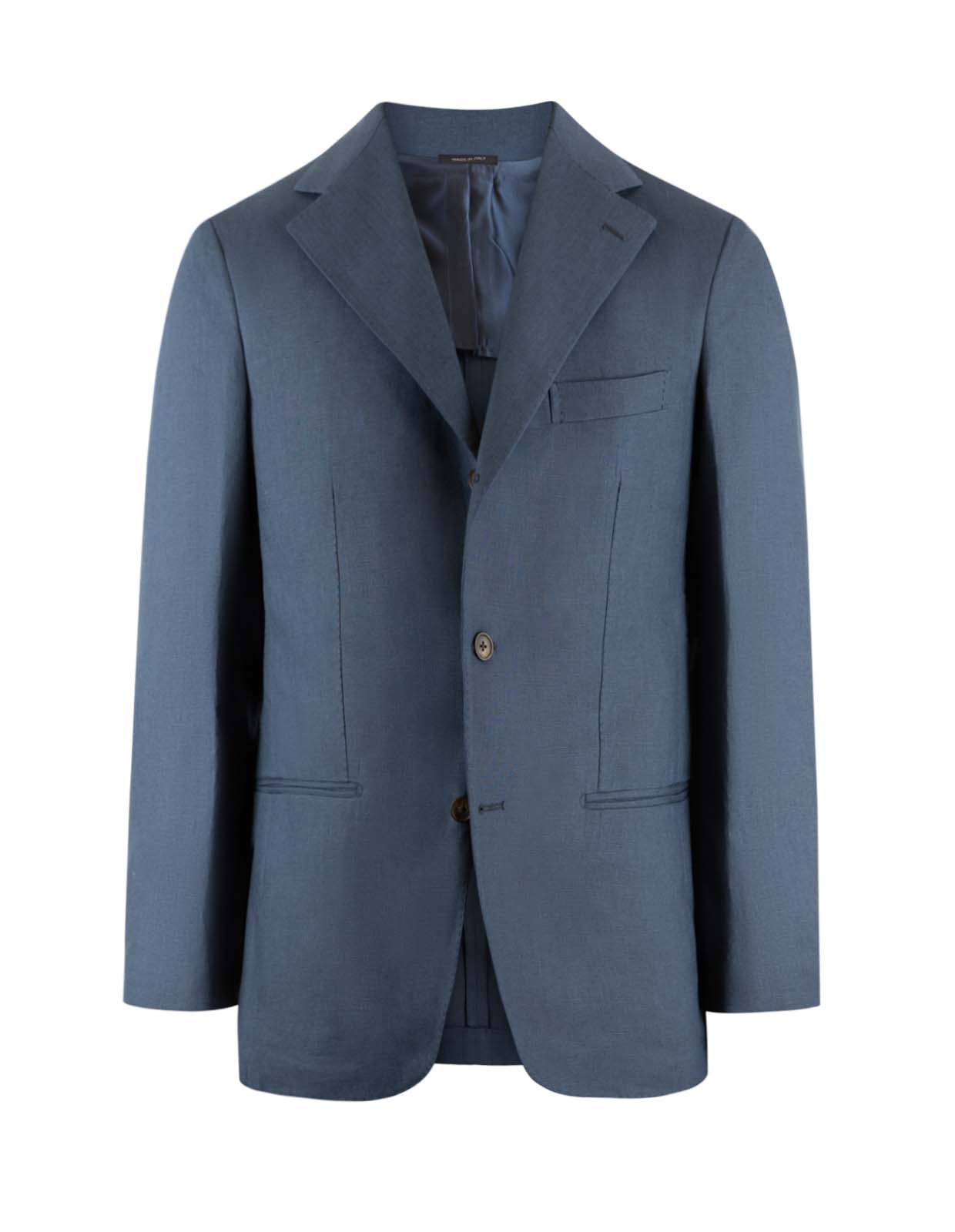 Sartorial Jacket Linne Navy Stl 56