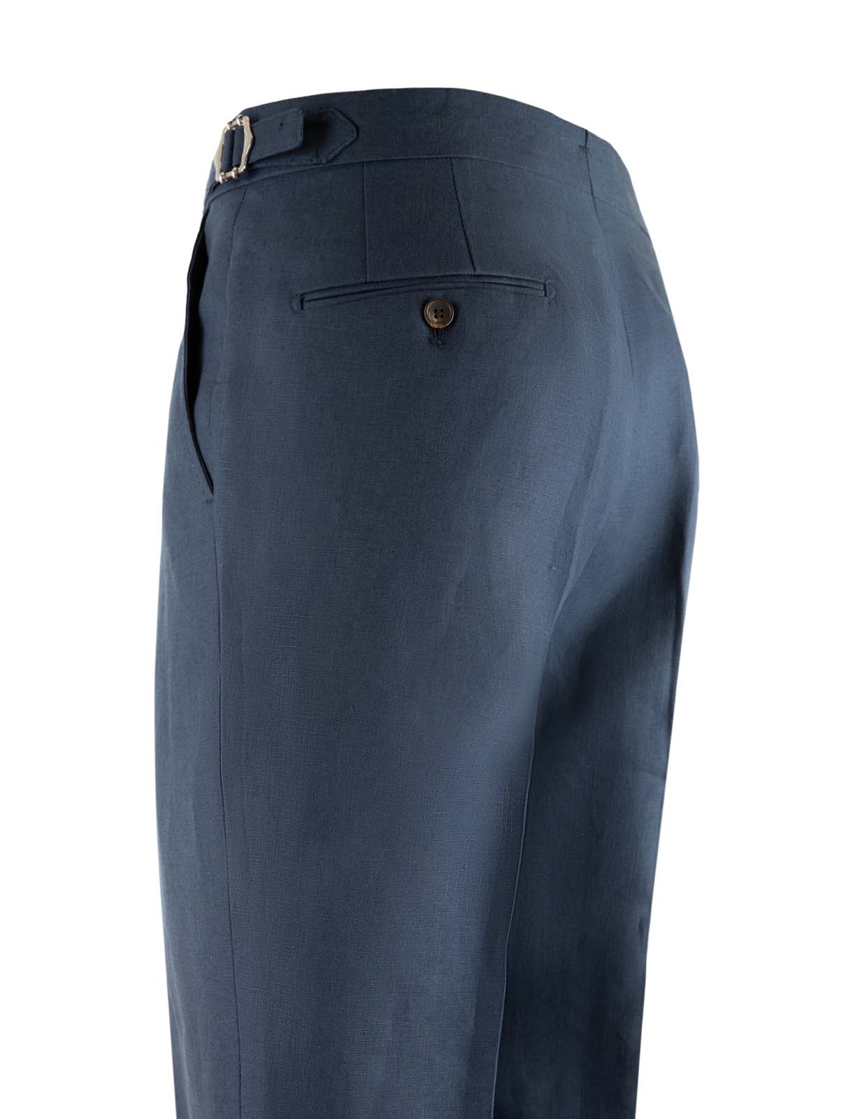 Sartorial Trouser Linne Navy