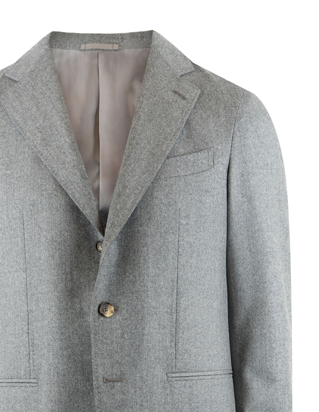 Aida Kostym Flanell Grå