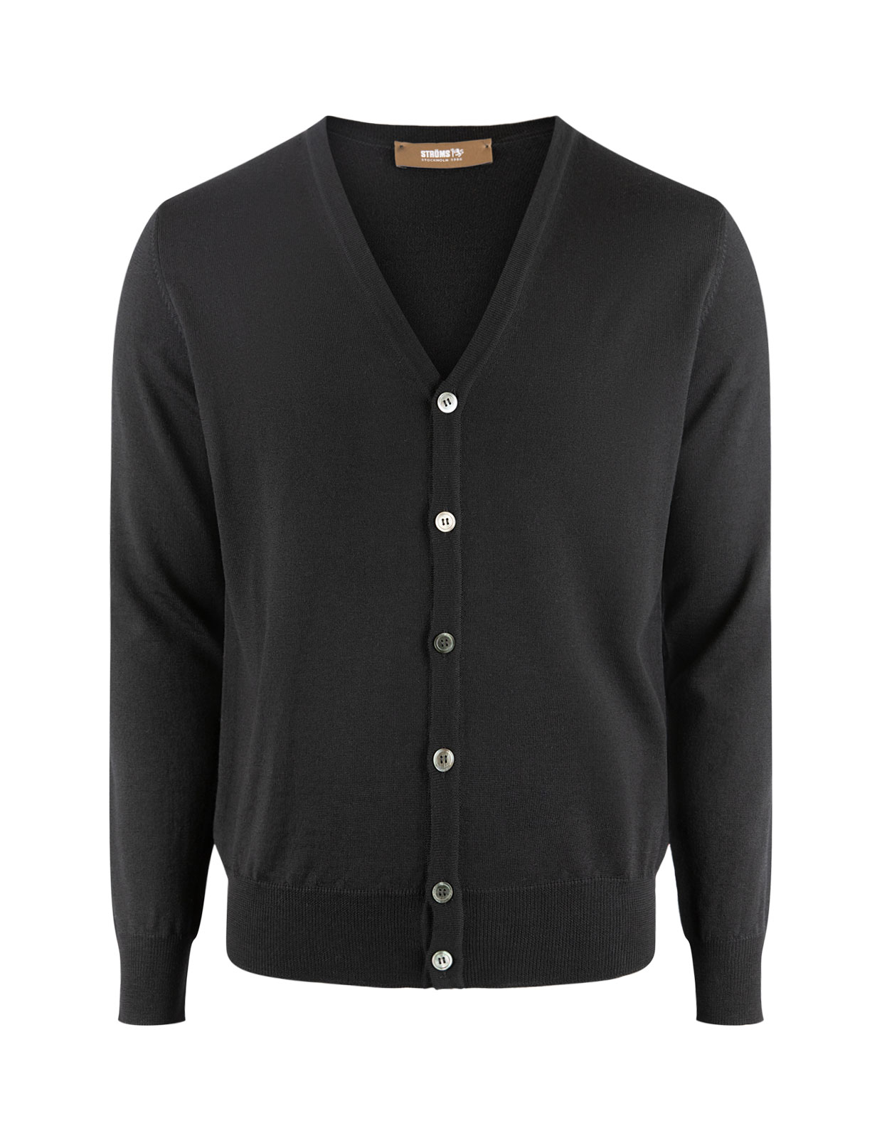 Cardigan Merinoull Svart Cardigan Merinoull Svart