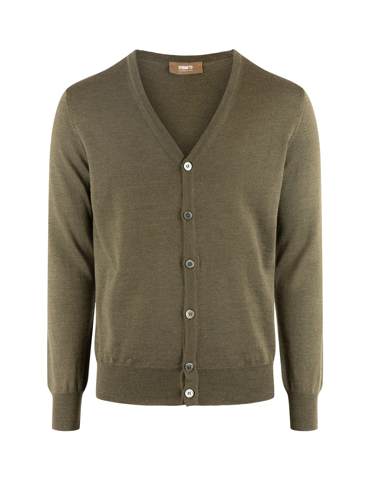 Cardigan Merinoull Grön Cardigan Merinoull Grön