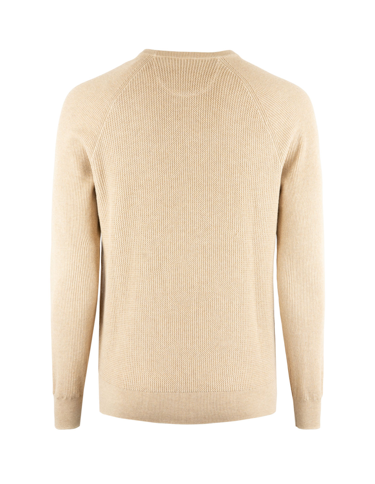 Stickad Tröja Bomull Beige