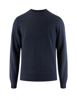 Rundhalsad Tröja Cashmere Navy