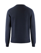 Rundhalsad Tröja Cashmere Mörkblå Stl 50