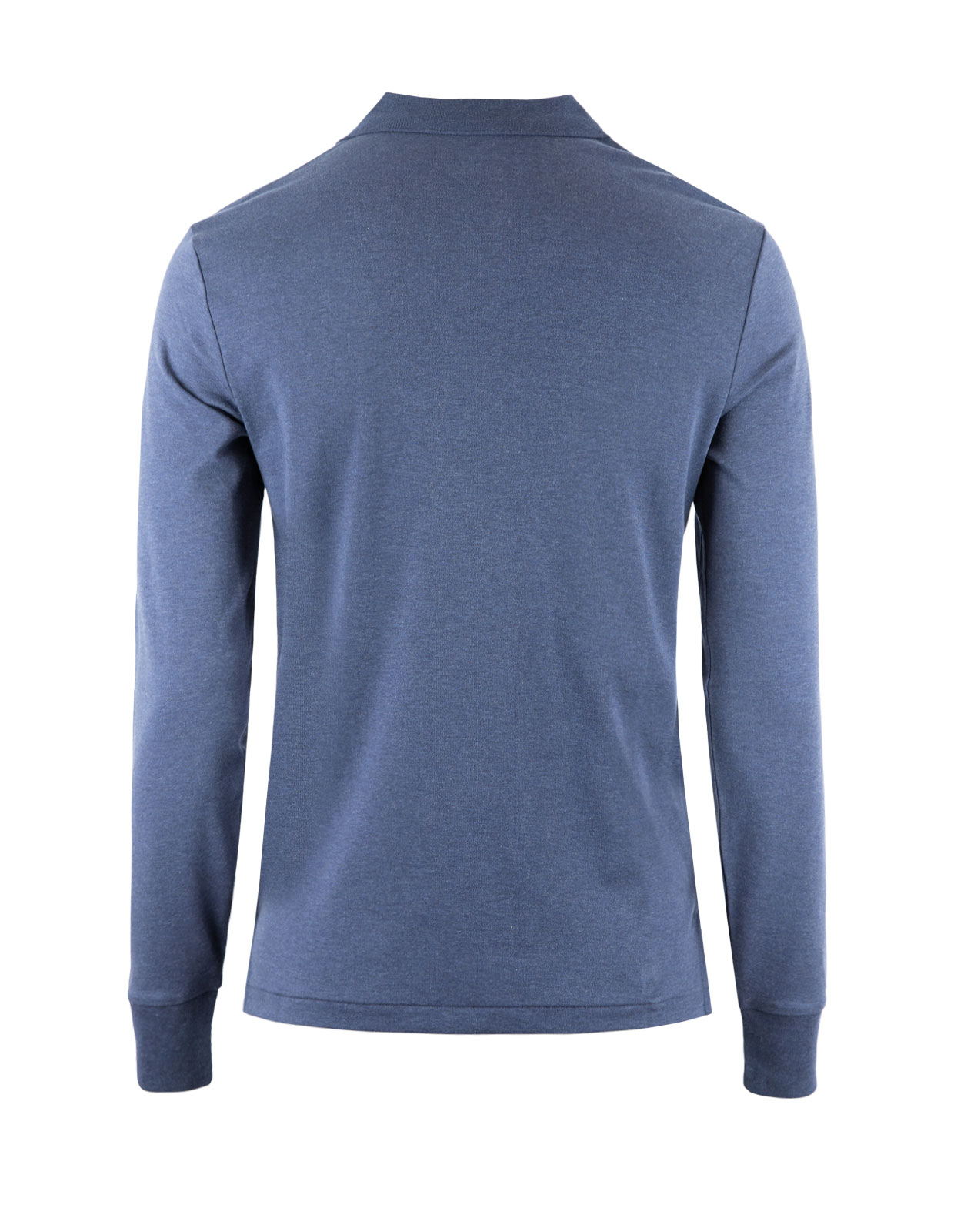 Poloskjorta Slim Fit Bomull Blå