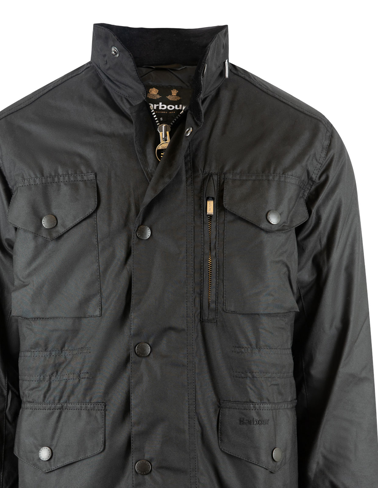 Sapper Jacka Vaxad Svart Stl XL