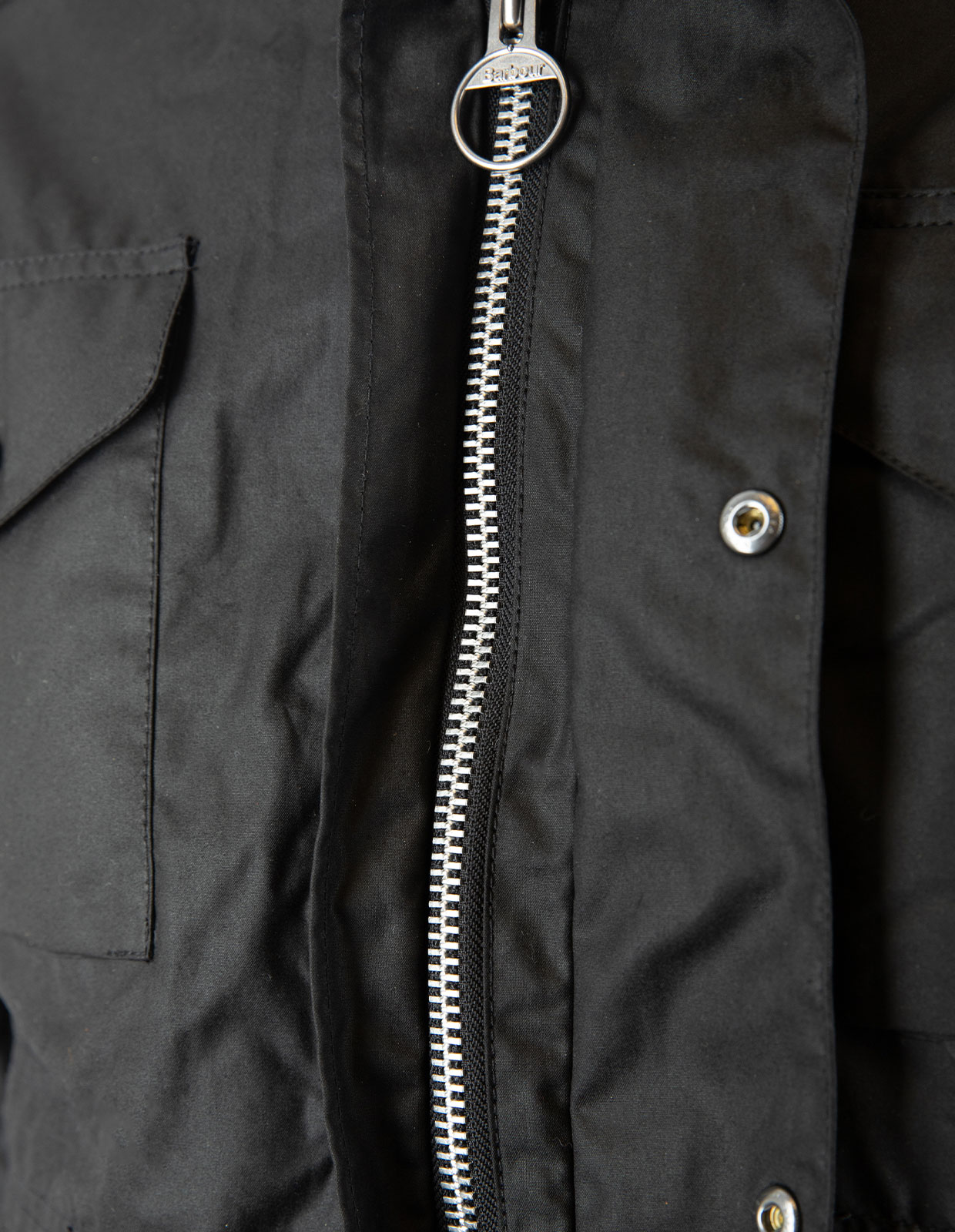 Sapper Jacka Vaxad Svart Stl XL