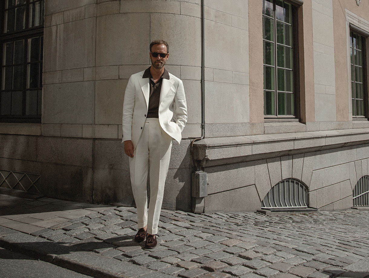 Ledigt elegant med linnekostym - Ströms stilguide